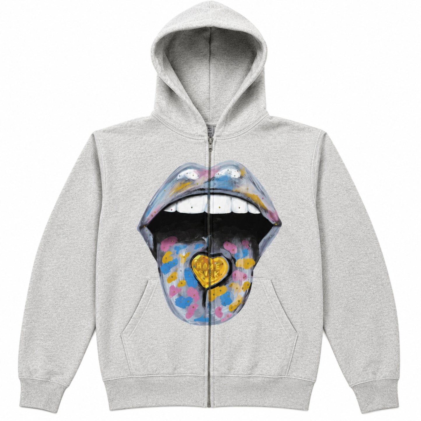 Homes!ck X2C Zip Up Hoodie Slate Grey