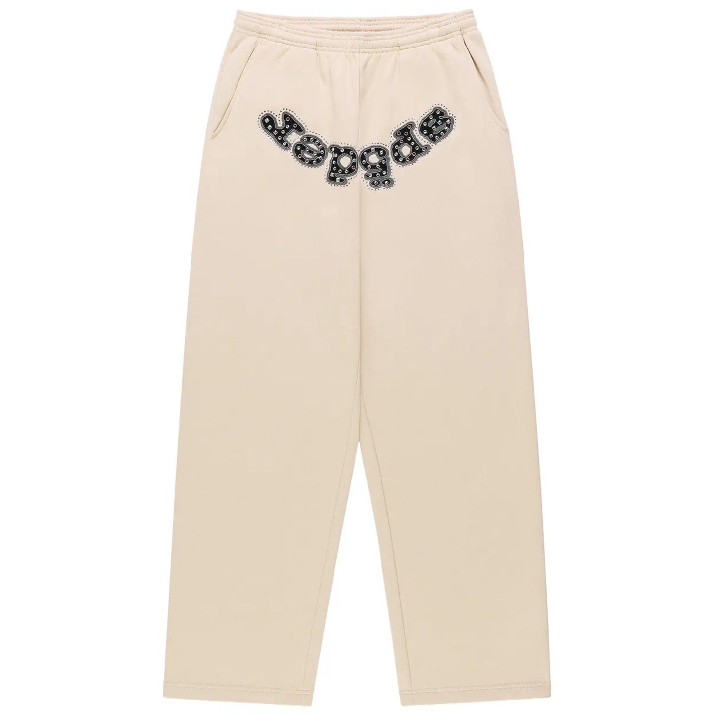 Sp5der Mixed Stone Og V2 Sweatsuit Cream