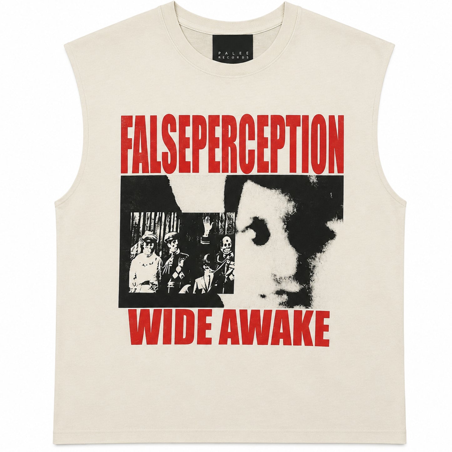 False Perception Wide Awake Sleeveless Tee