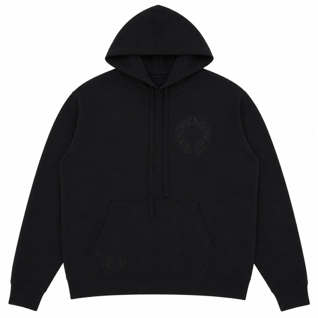 Chrome Hearts Horseshoe Floral Hoodie
