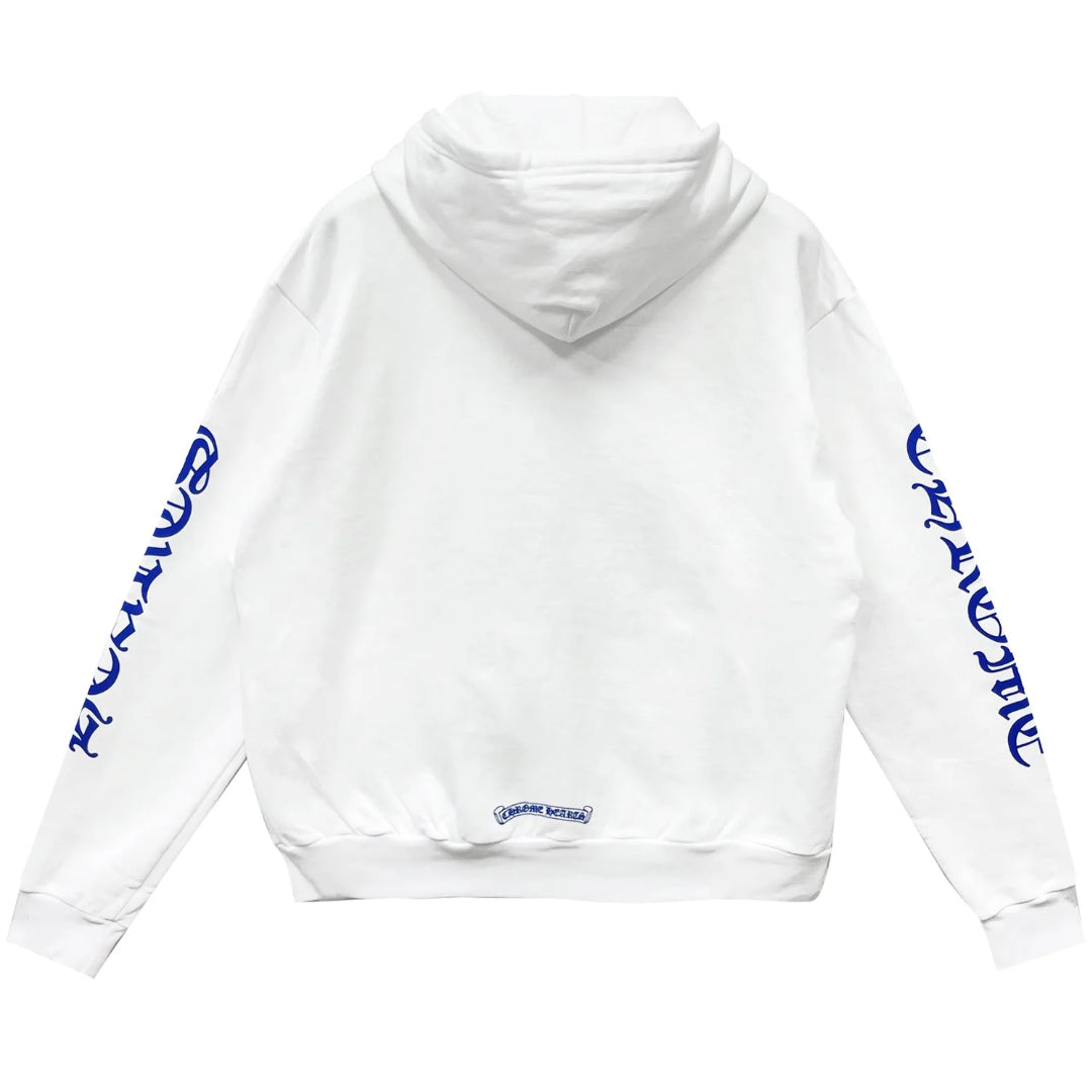 Chrome Hearts 1988 Vertical Logo Zip Up Hoodie