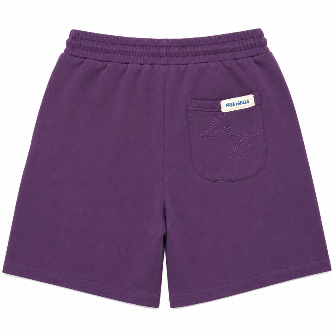 Free Refills Purple World Shorts