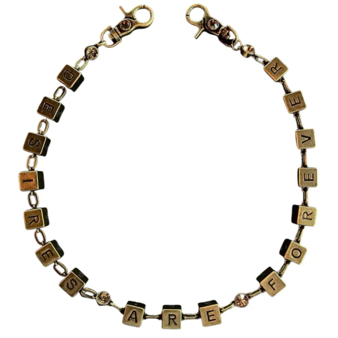 Bottega Desires Brass Dice Game Wallet Chain
