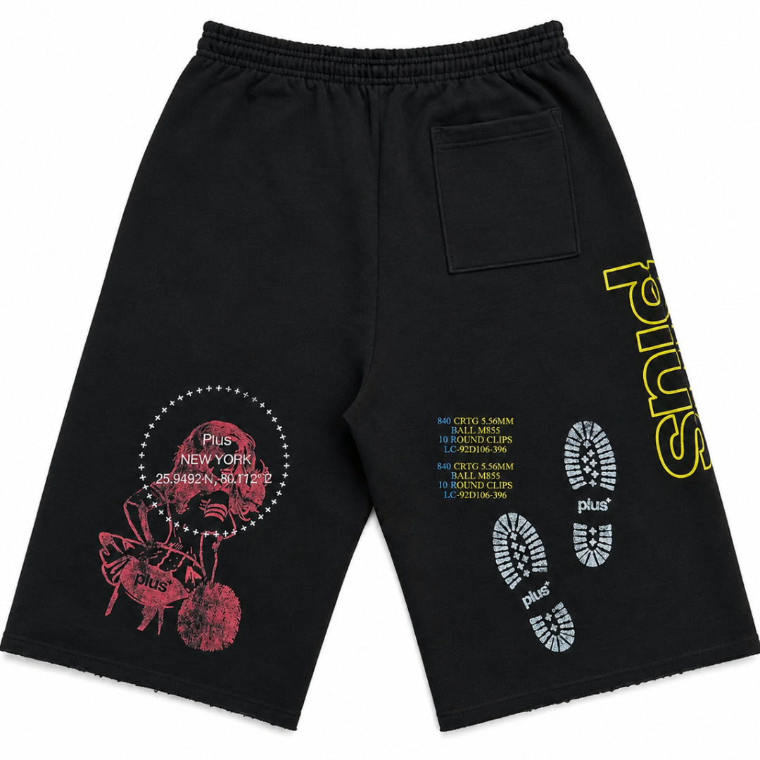 Plus+ Sports Club 3/4 Shorts
