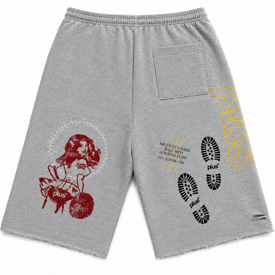 Plus+ Sports Club 3/4 Shorts