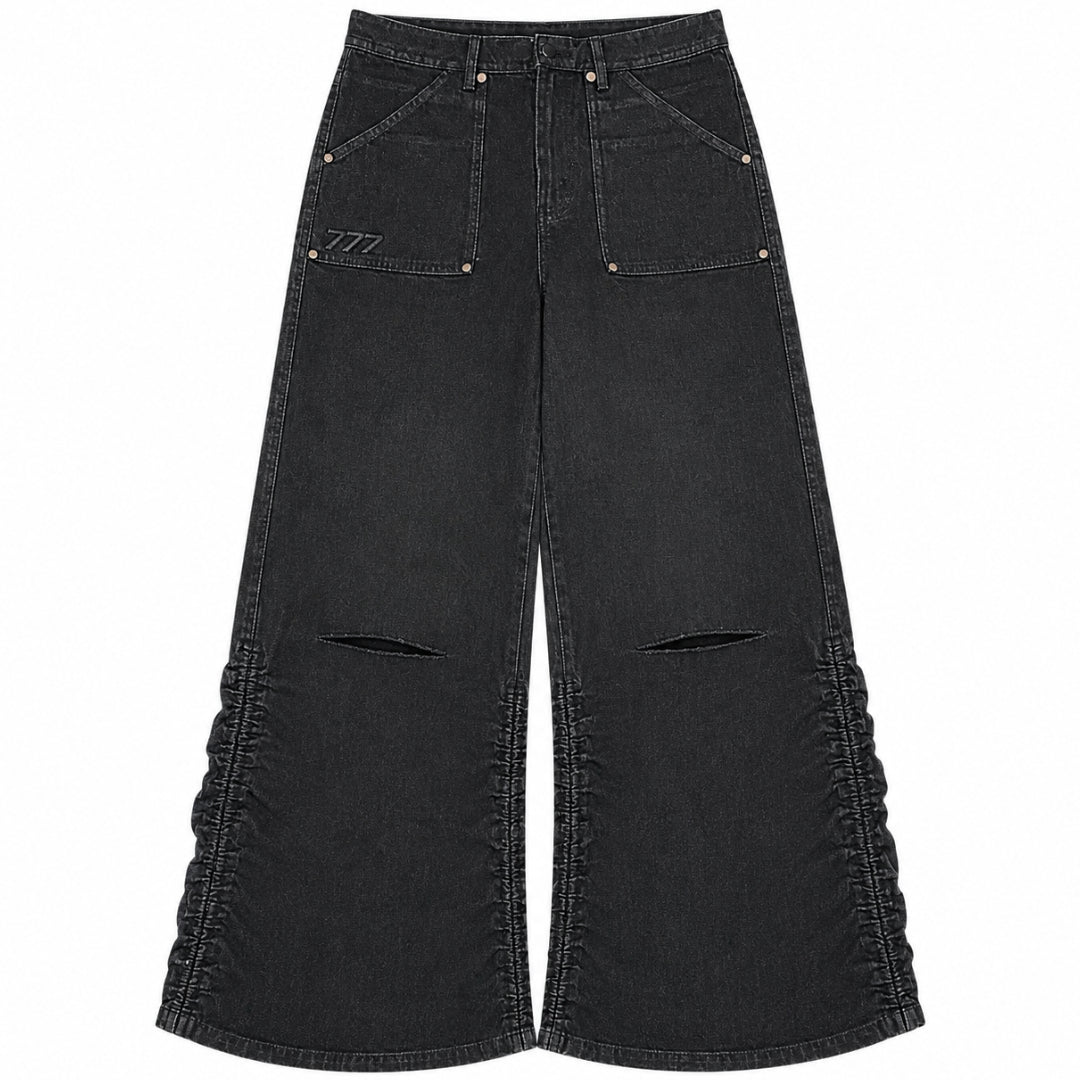 777byBello Waxed Rager Pants