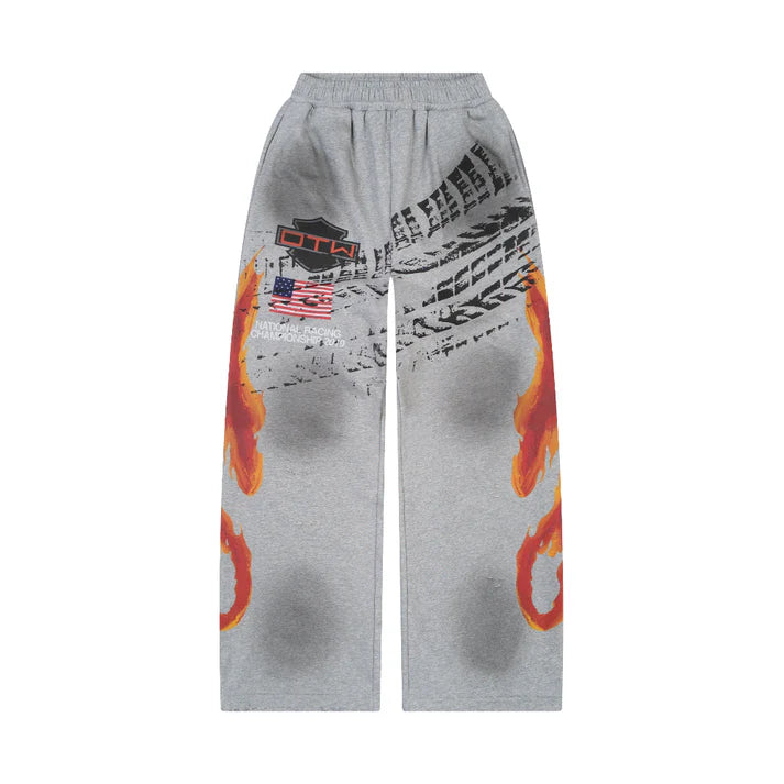 Out The Way Studios Grey Biker Sweatsuit