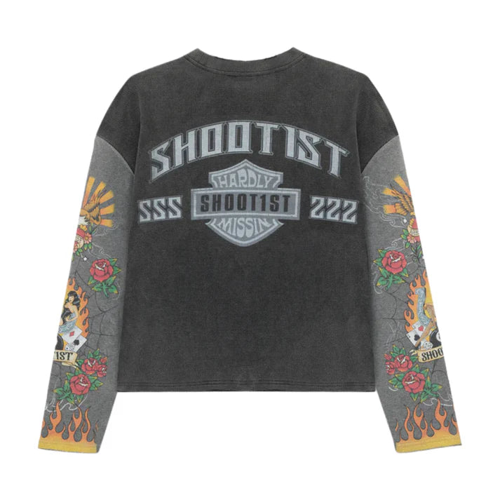 Shoot1st Studios Black Thermal Tee