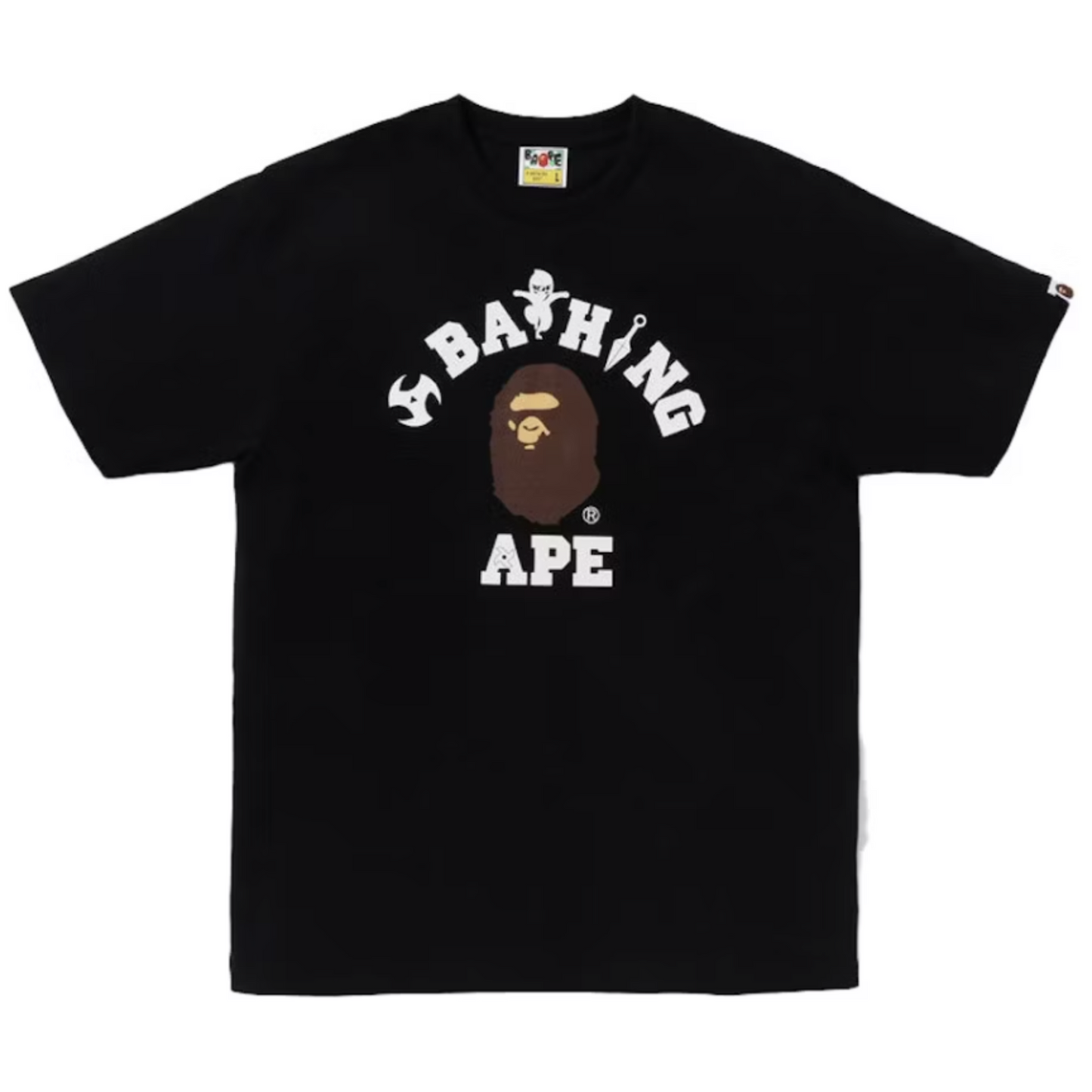 Bape Ninja College Tee Black