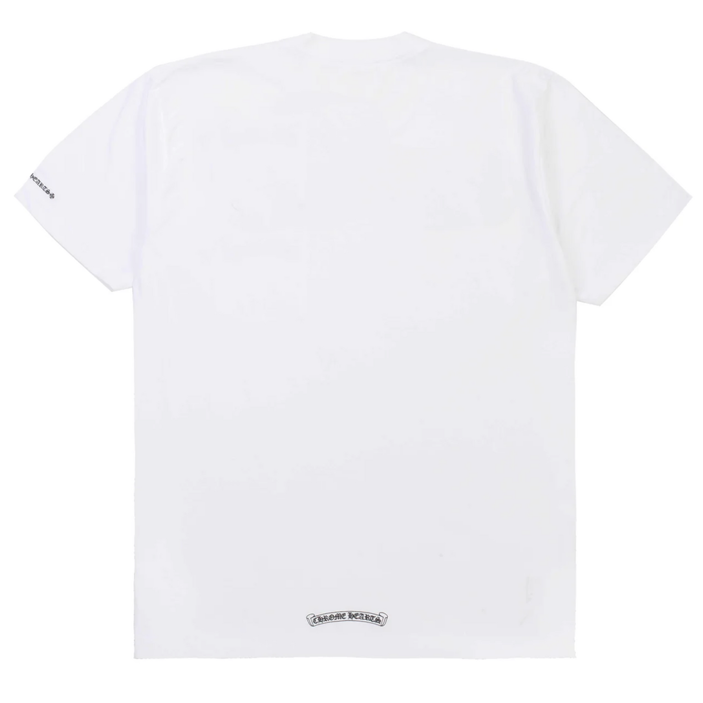 Chrome Hearts Neck Letters Logo Tee White