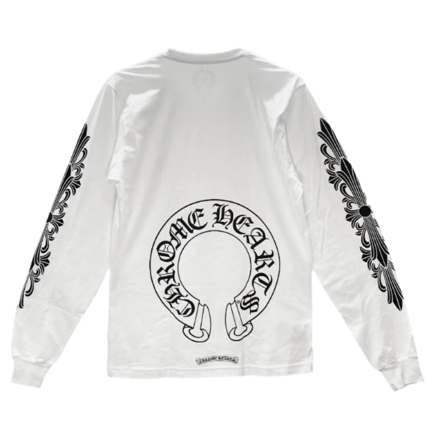 Chrome Hearts Horseshoe Long-Sleeve Tee White