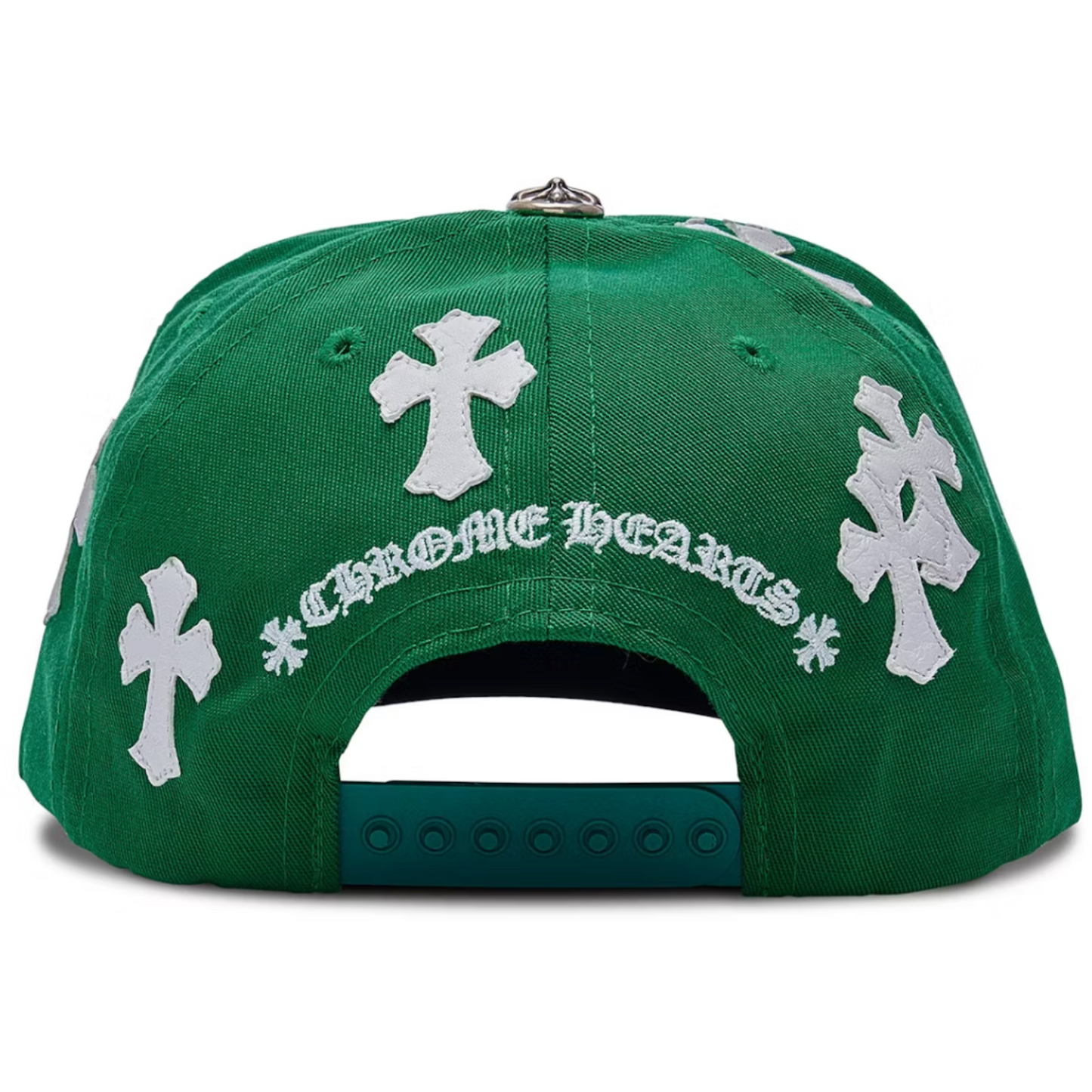 Chrome Hearts Cross Patch Cap Green/White
