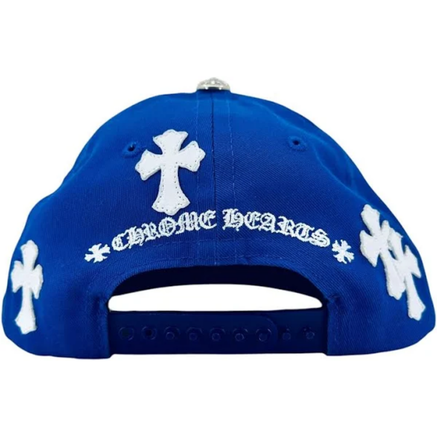 Chrome Hearts Cross Patch Cap Blue/White