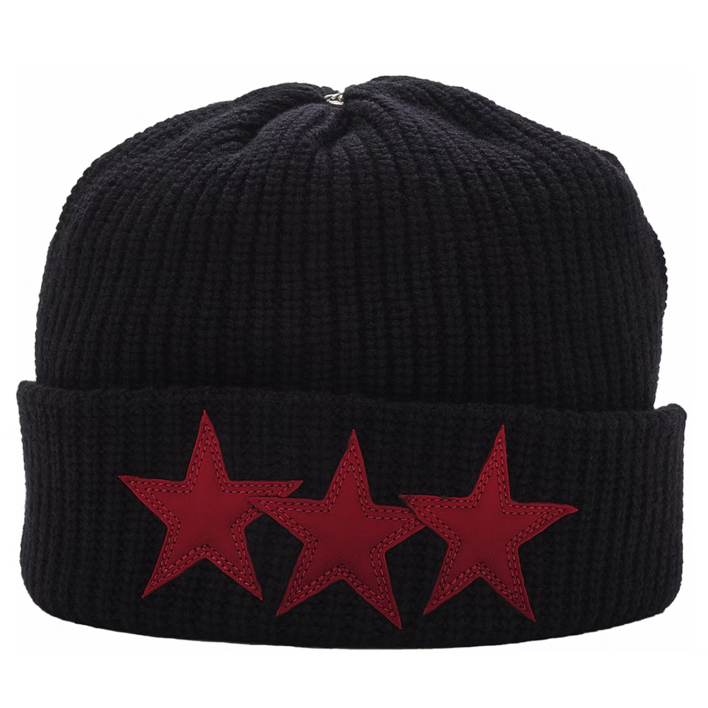 Chrome Hearts Cashmere Sludge Beanie Black/Red