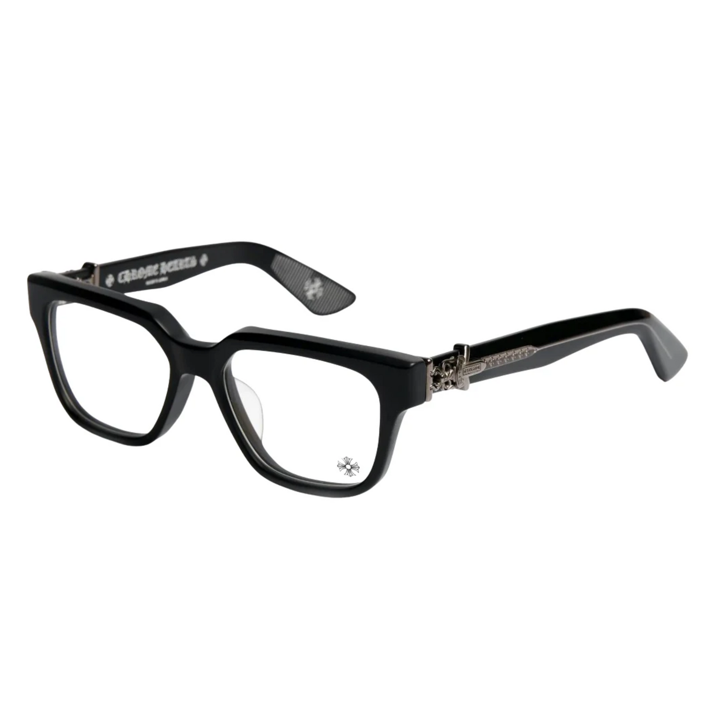 Chrome Hearts 'Vagillionaire II' Black/Silver Glasses