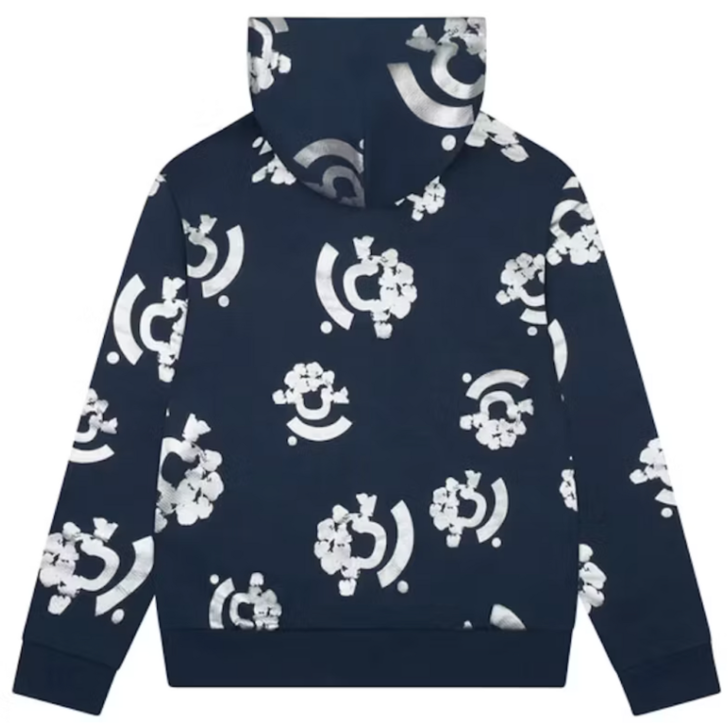 Denim Tears Bstroy Tears Zip Hoodie Blue