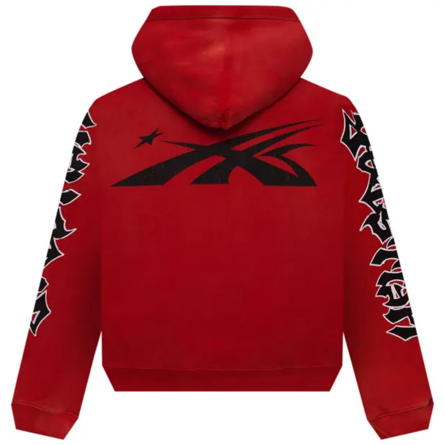 Hellstar Halloween Skeleton Airbrushed Hoodie Red