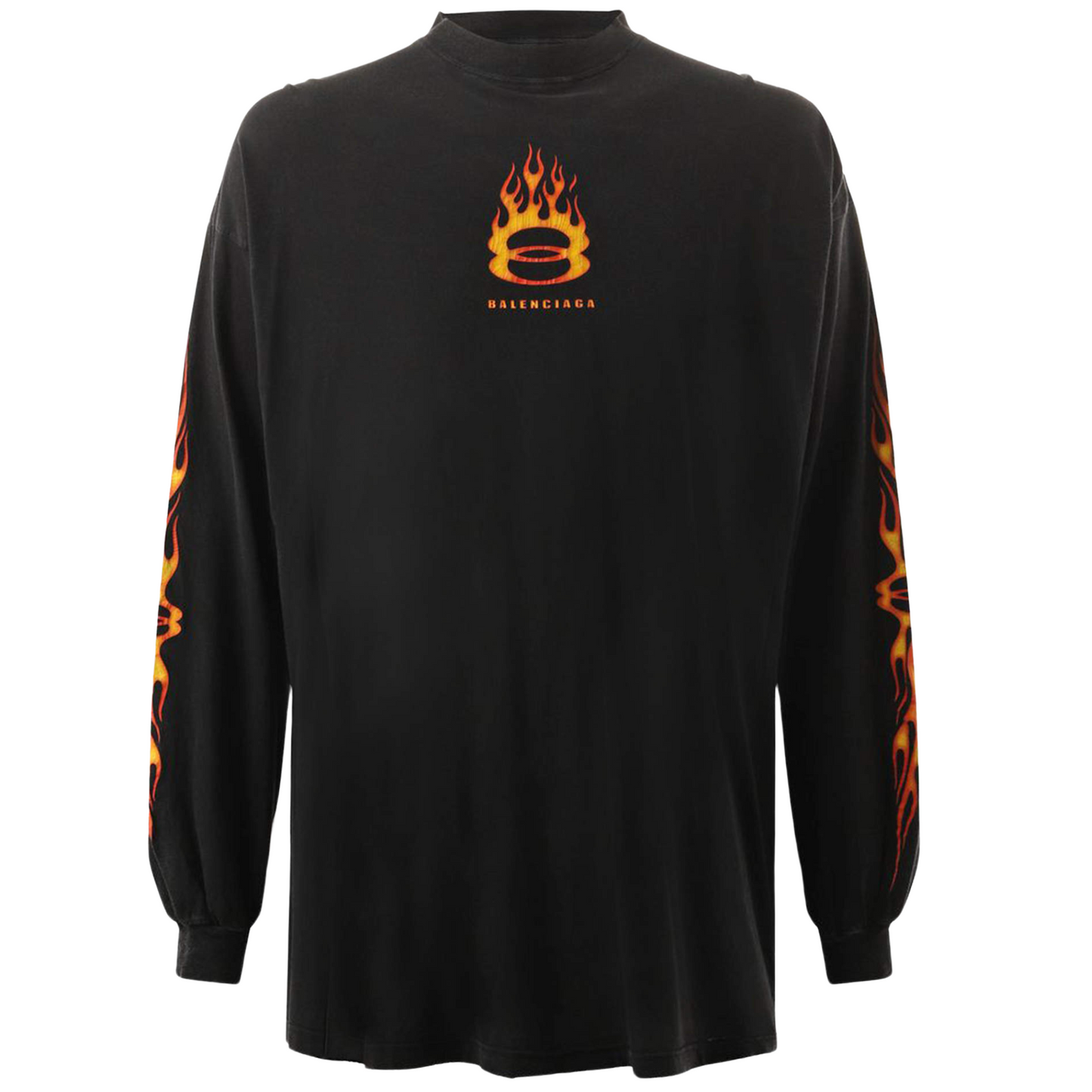 Balenciaga Burning Unity Long-Sleeve Tee