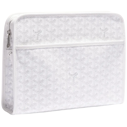 Goyard Jouvence Toiletry Bag GM White