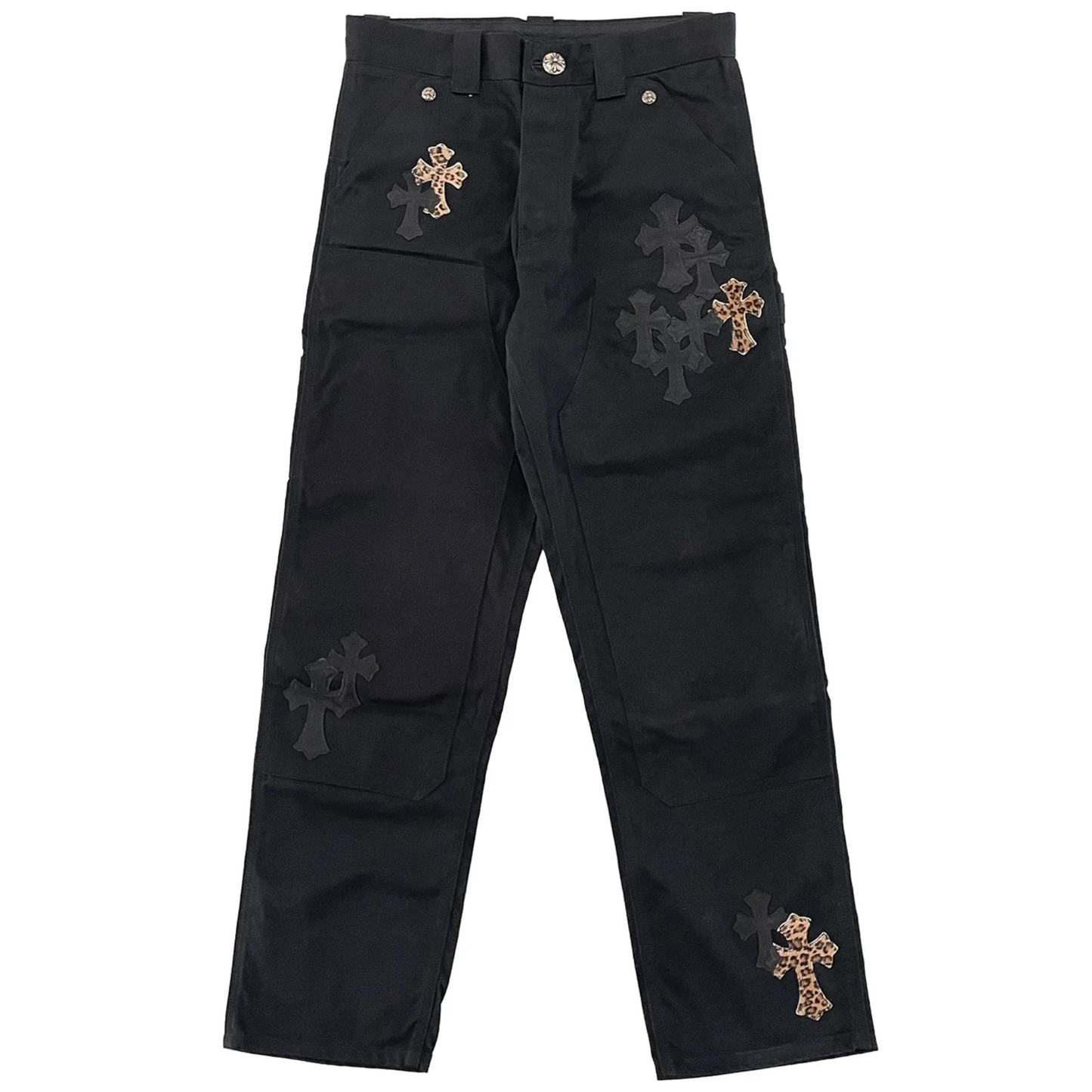 Chrome Hearts Black & Leopard Cross Patch Set