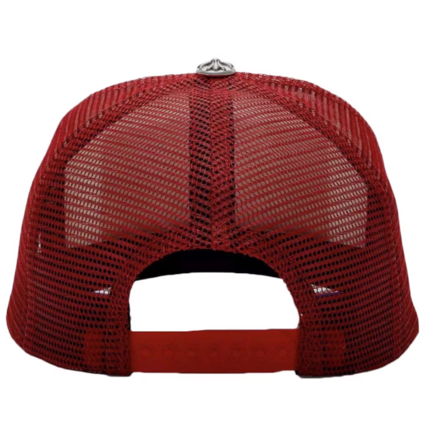 Chrome Hearts Hollywood USA Trucker Hat Blue//White/Red