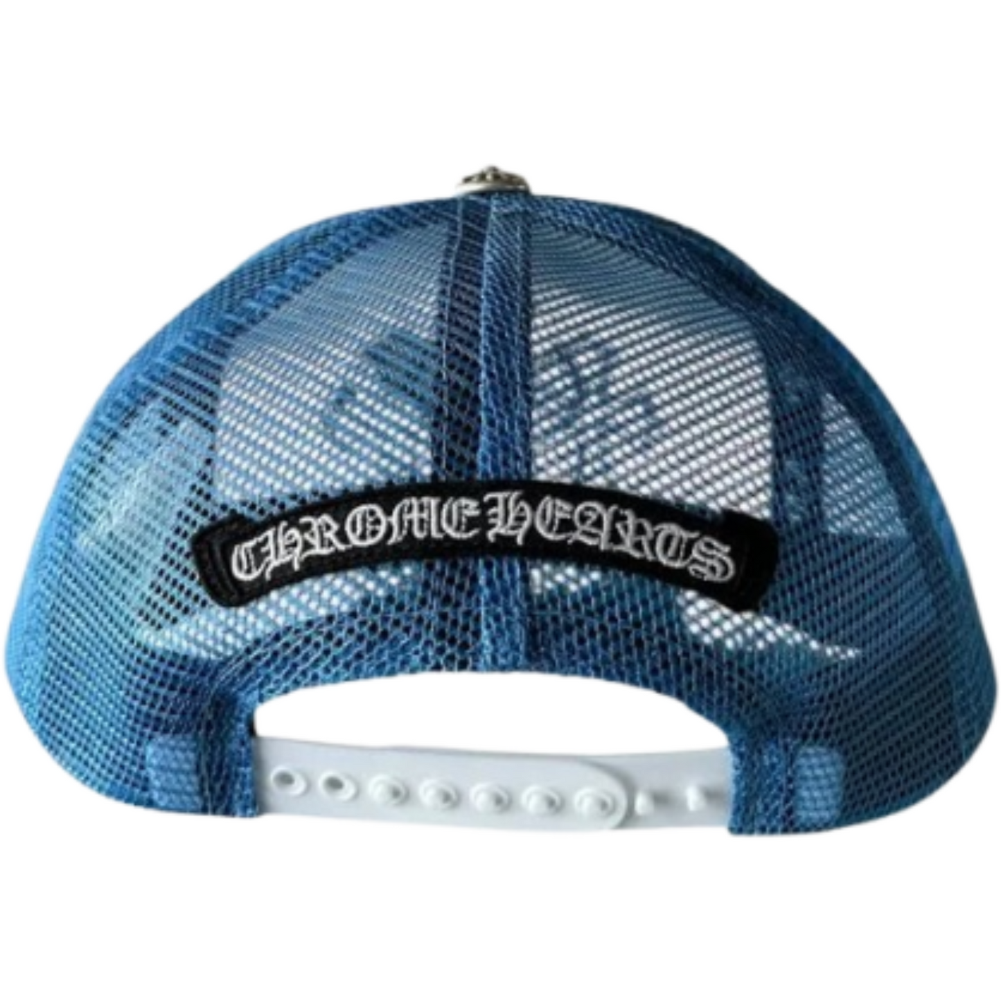 Chrome Hearts Cemetery Trucker Hat Blue