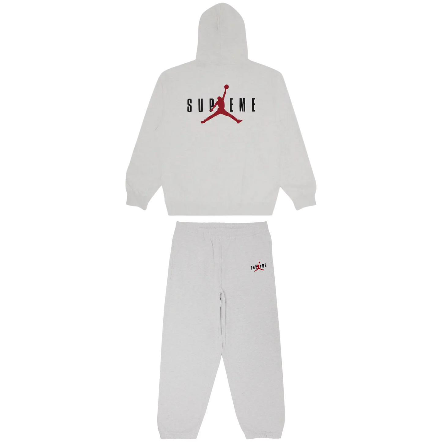 Supreme x Jordan Sweatsuit Grey