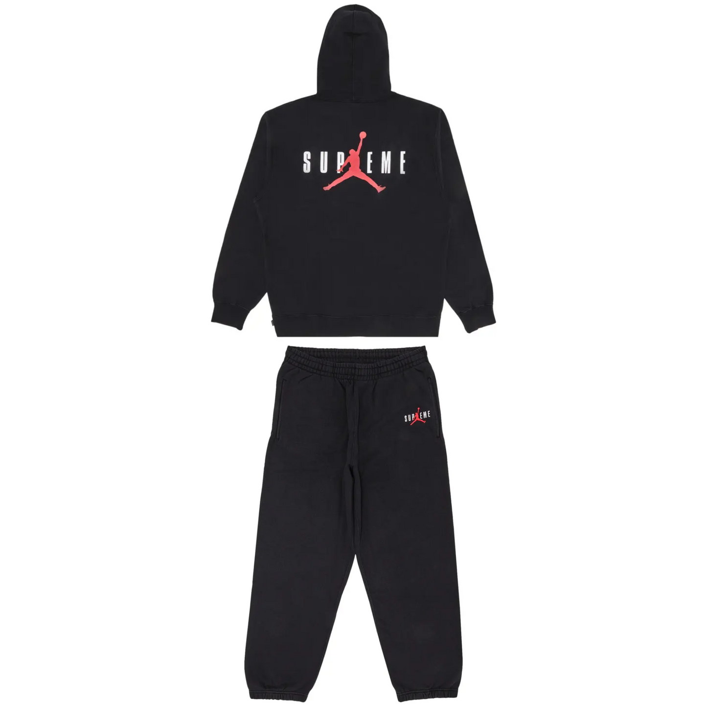 Supreme x Jordan Sweatsuit Black