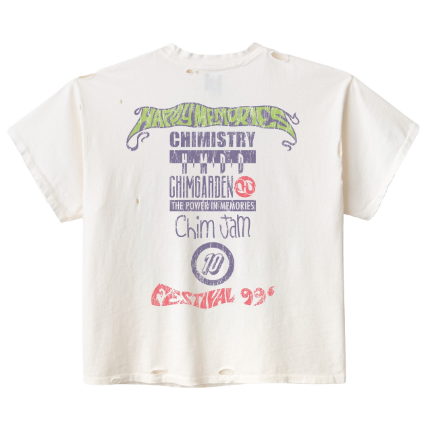 Happy Memories DON'T DIE HMDD Palooza Tee White