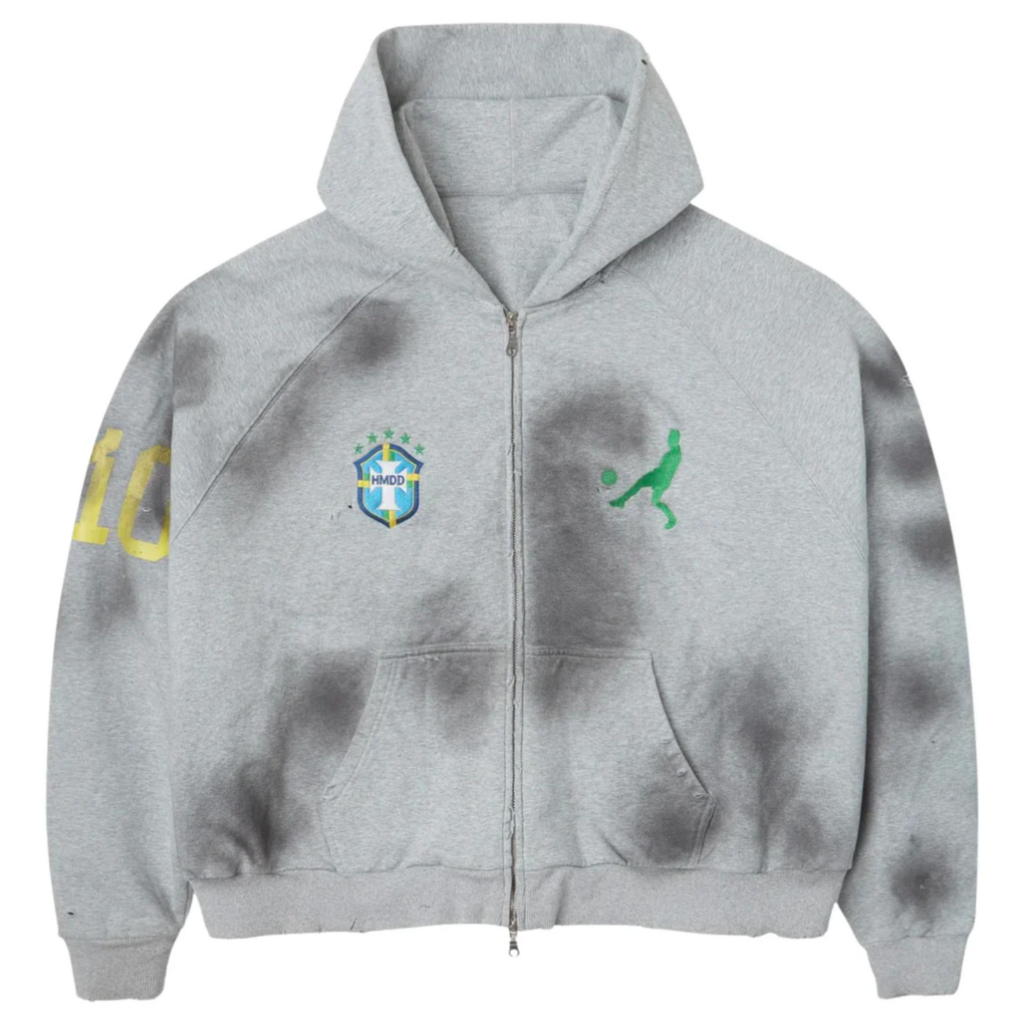 Happy Memories Don't Die HMDD Grey Brasil Hoodie
