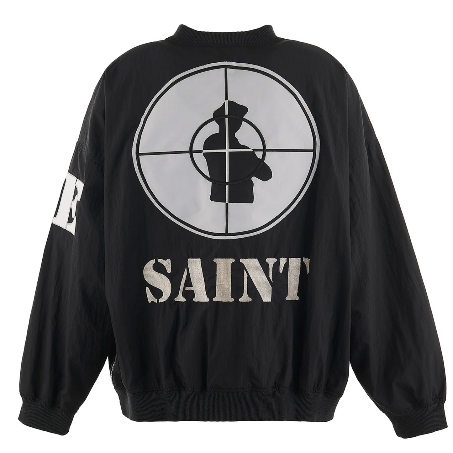 SAINT MXXXXXX X Public Enemy Nylon Pullover Crewneck
