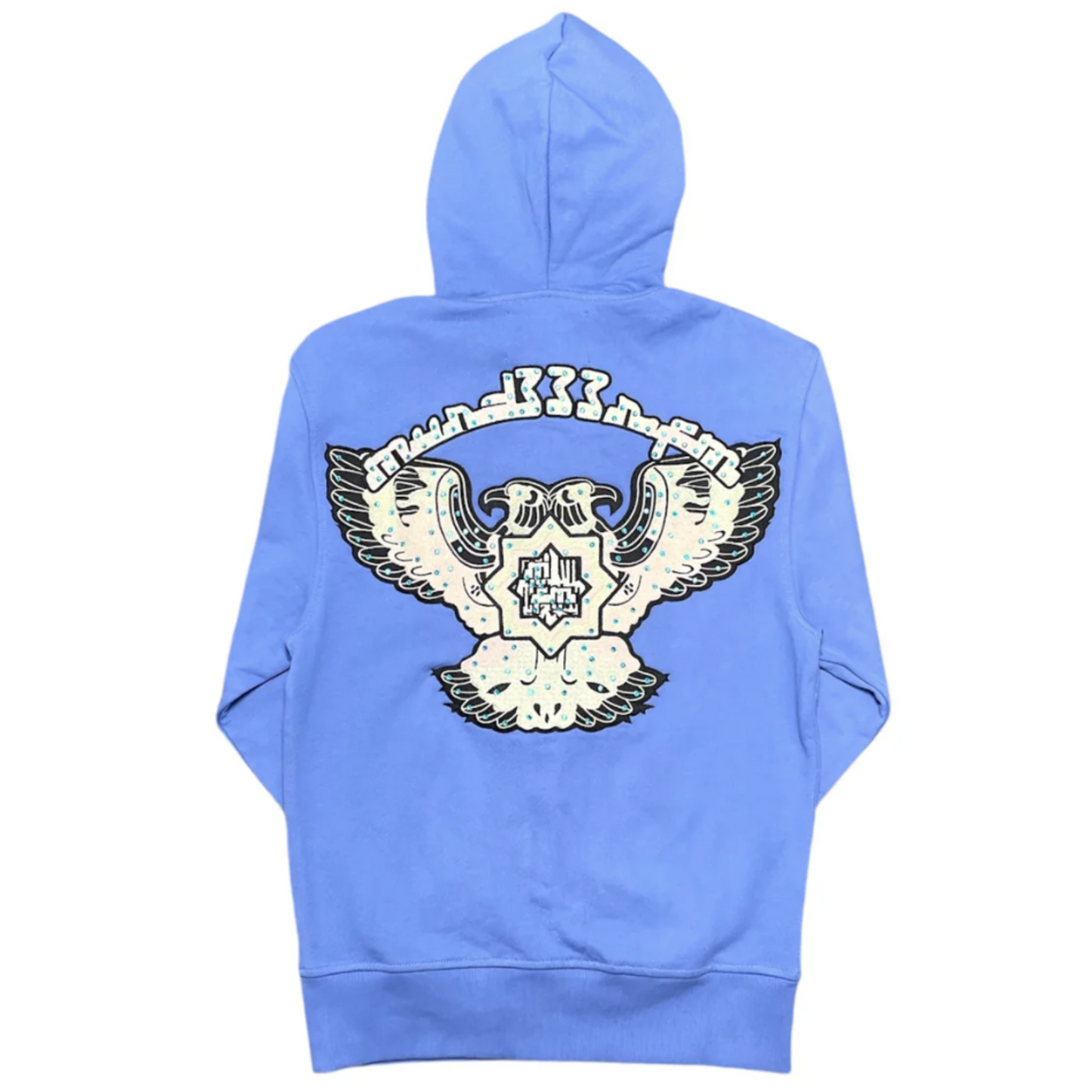 Murd333r.FM Chop333r Zip Up Hoodie Blue