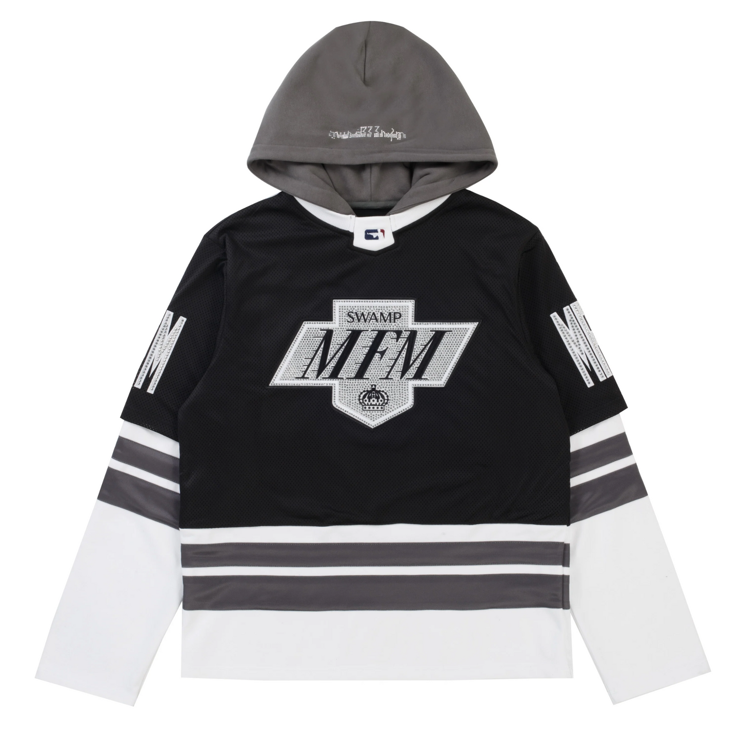 Murd333r.FM LA IC333 Hoodie Hockey Jersey Black