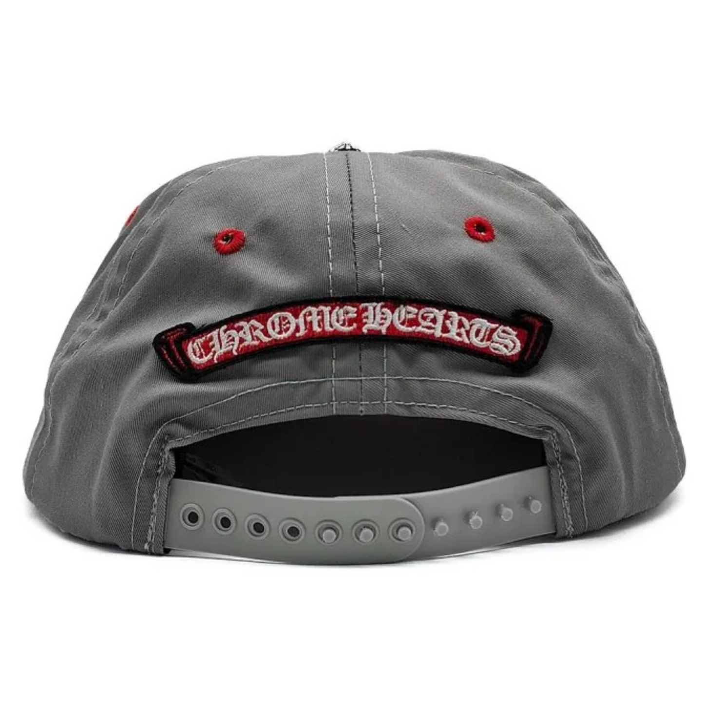 Chrome Hearts Grey Triple Cross Embroidered Gas Station Hat