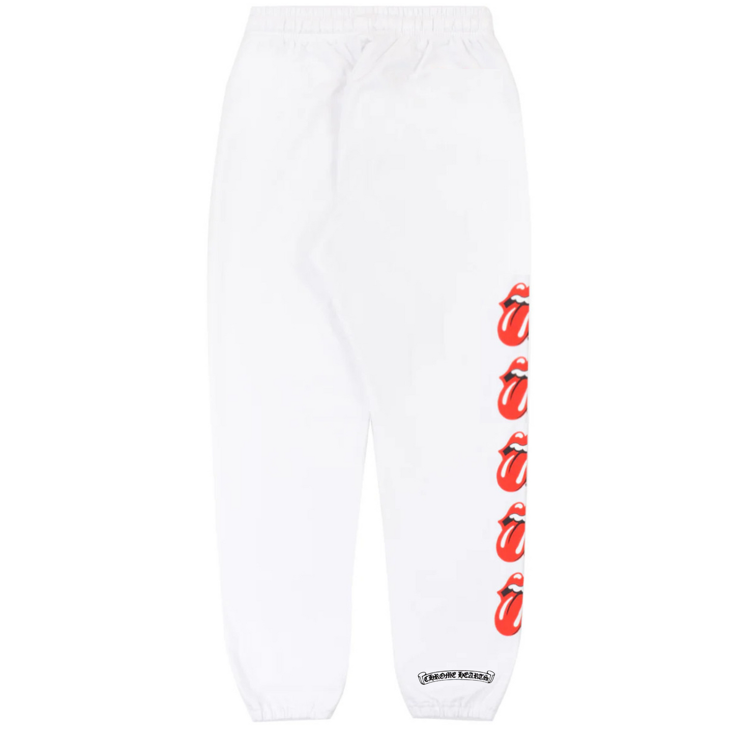 Chrome Hearts White Rolling Stones Sweatpants