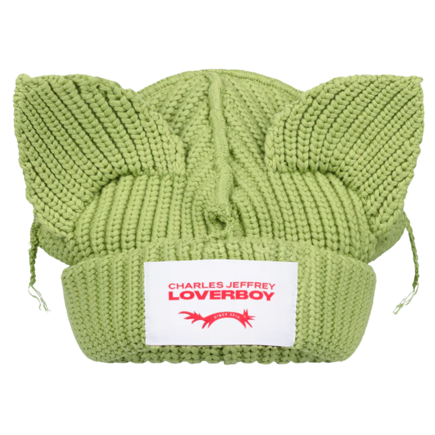 Charles Jeffrey Loverboy Chunky Ears Beanie Green