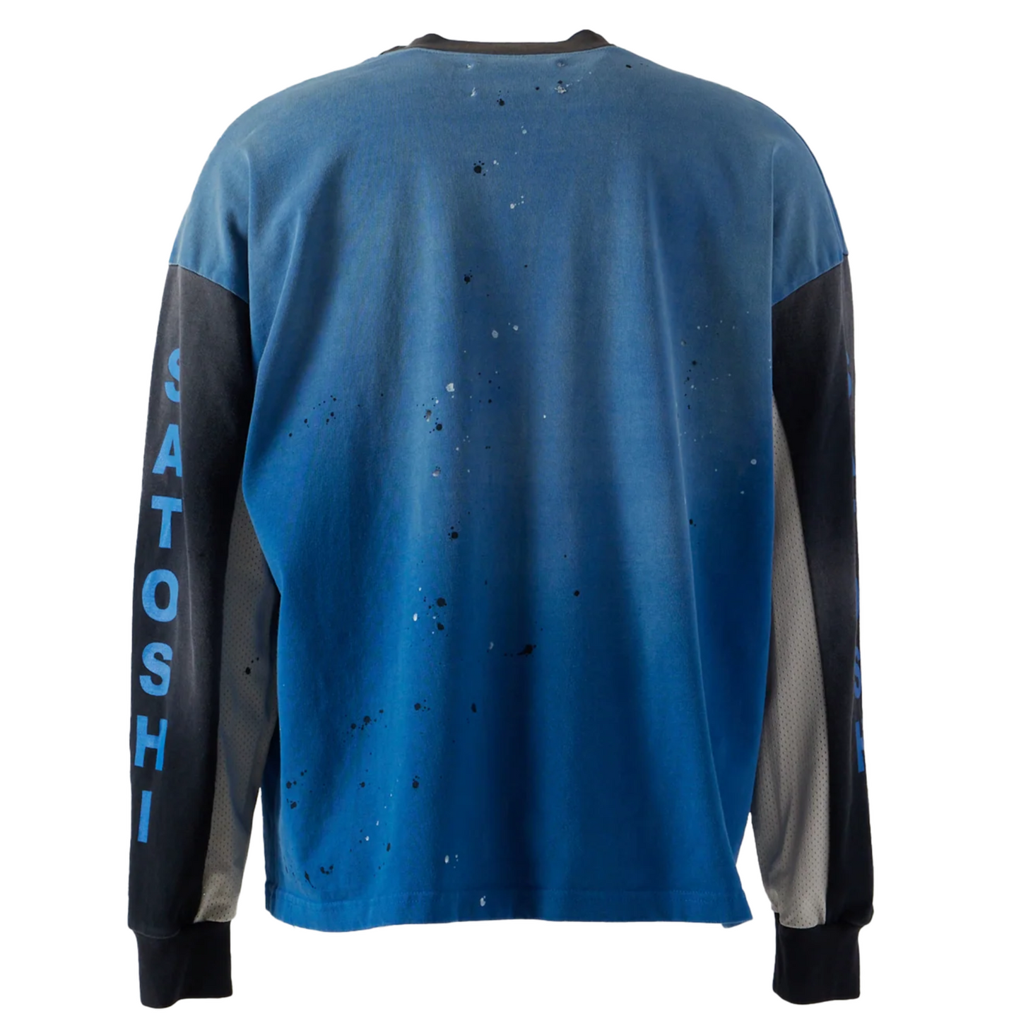 Satoshi Nakamoto Stonewashed Rider Jersey Blue