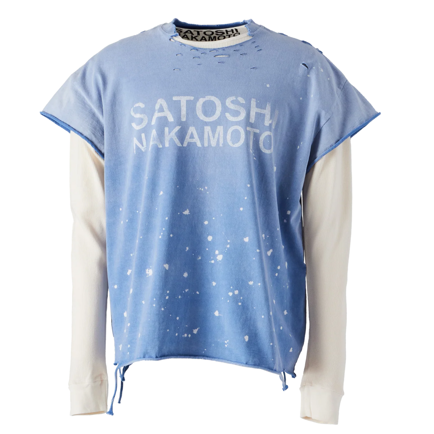 Satoshi Nakamoto Luke T-Shirt Thermal Blue
