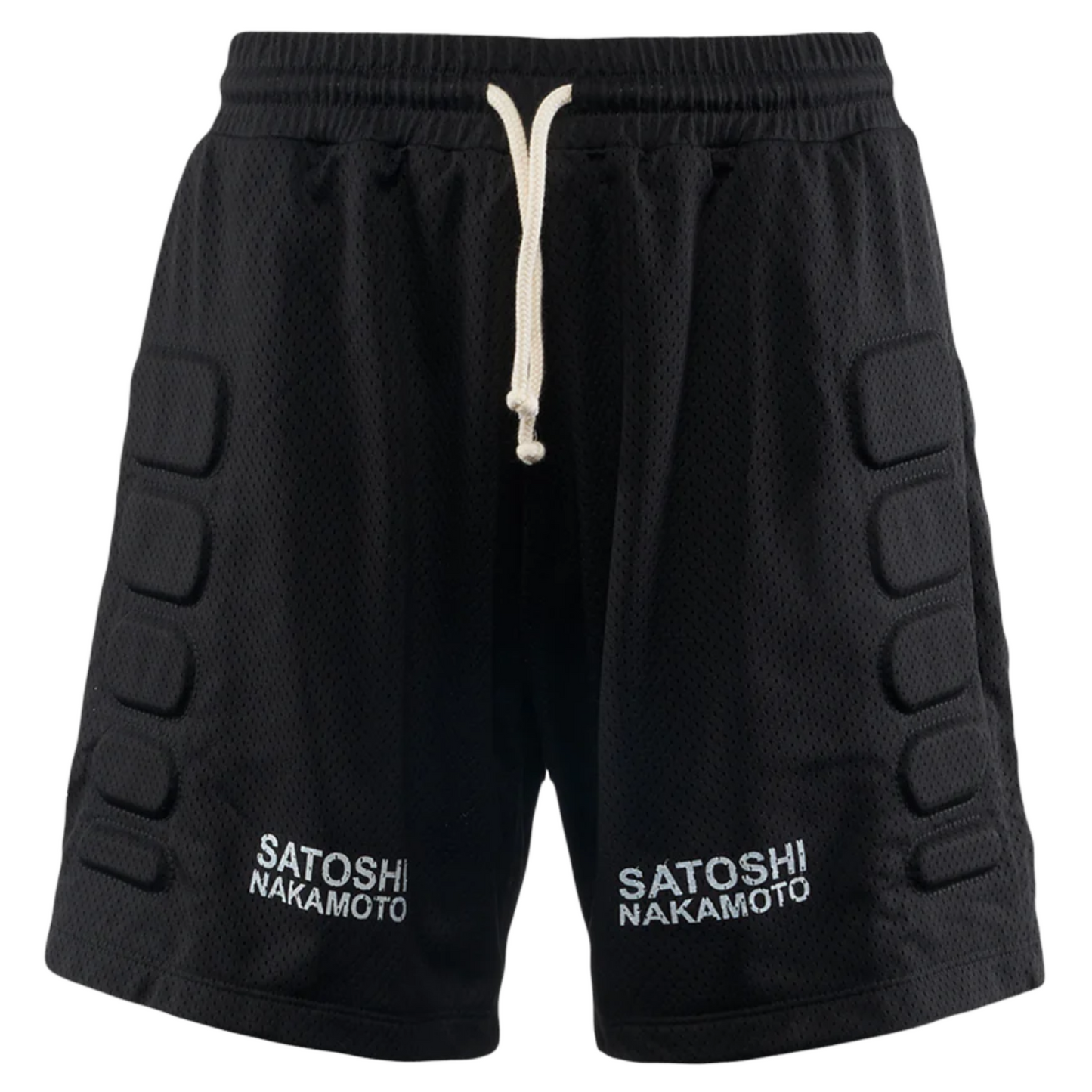 Satoshi Nakamoto Mesh Moto Shorts