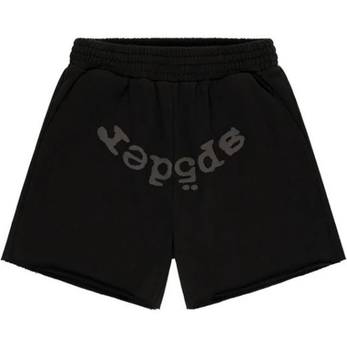 Sp5der OG Web V2 Phantom Sweatshorts Black