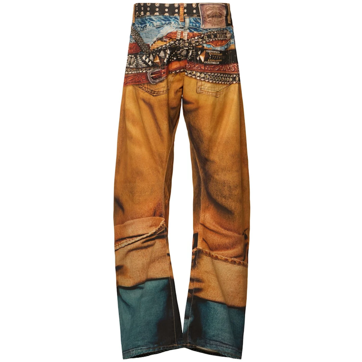 Acne Studios 2006M Loose Fit Jeans Rust Orange