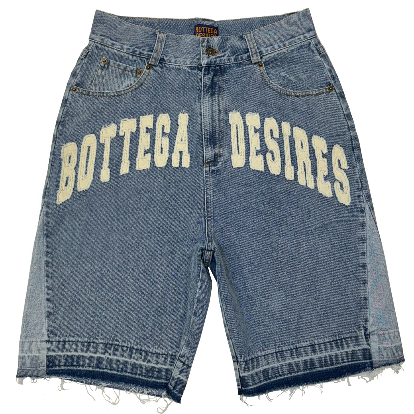 Bottega Desires Denim Shorts Blue