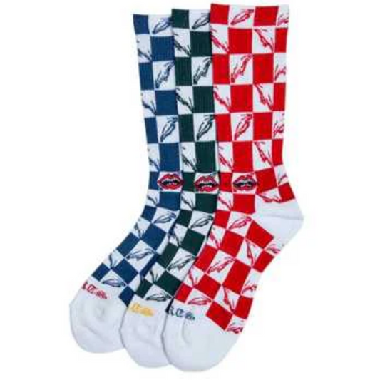 Chrome Hearts Matty Boy Checkered Socks