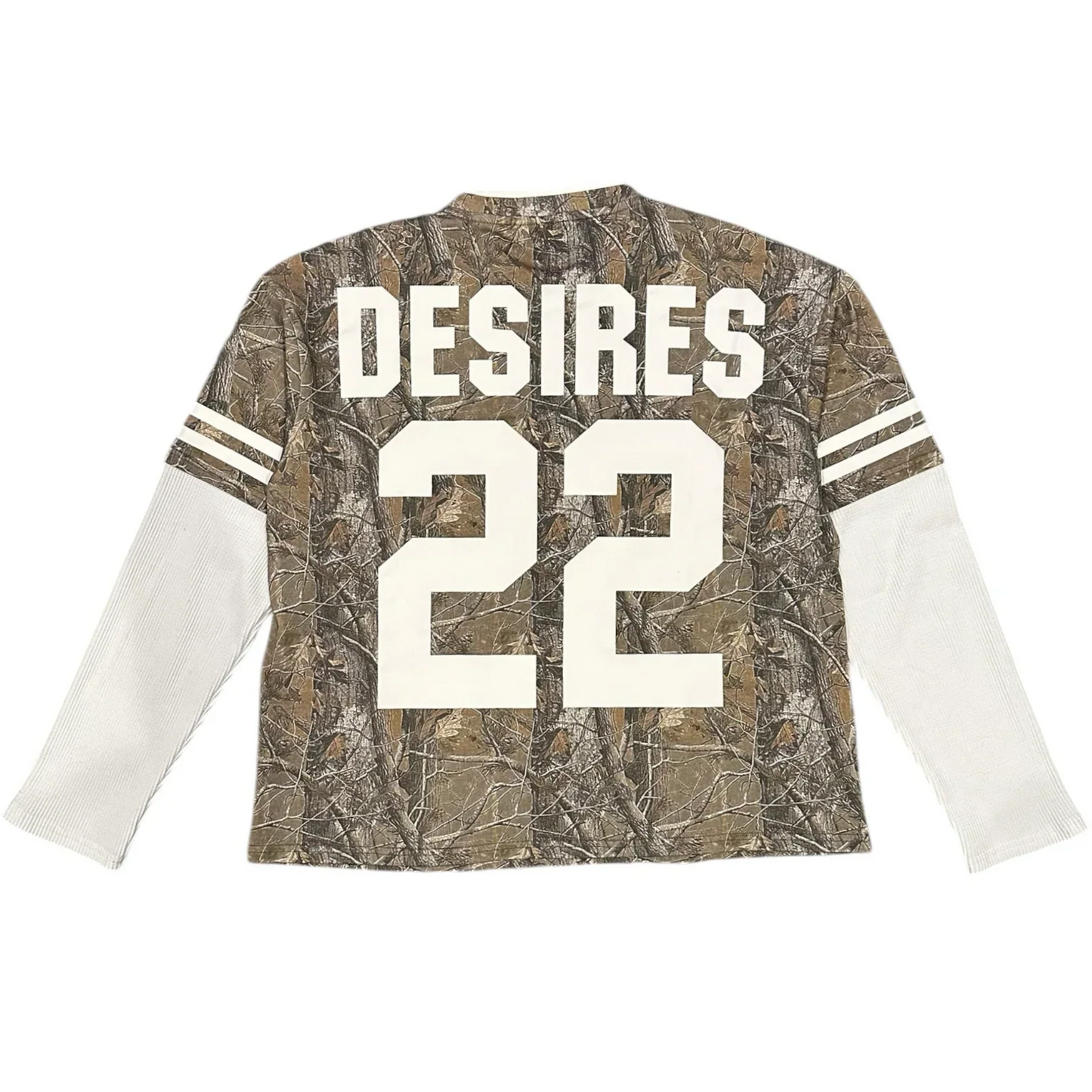 Bottega Desires War Long Sleeve Tee Camo