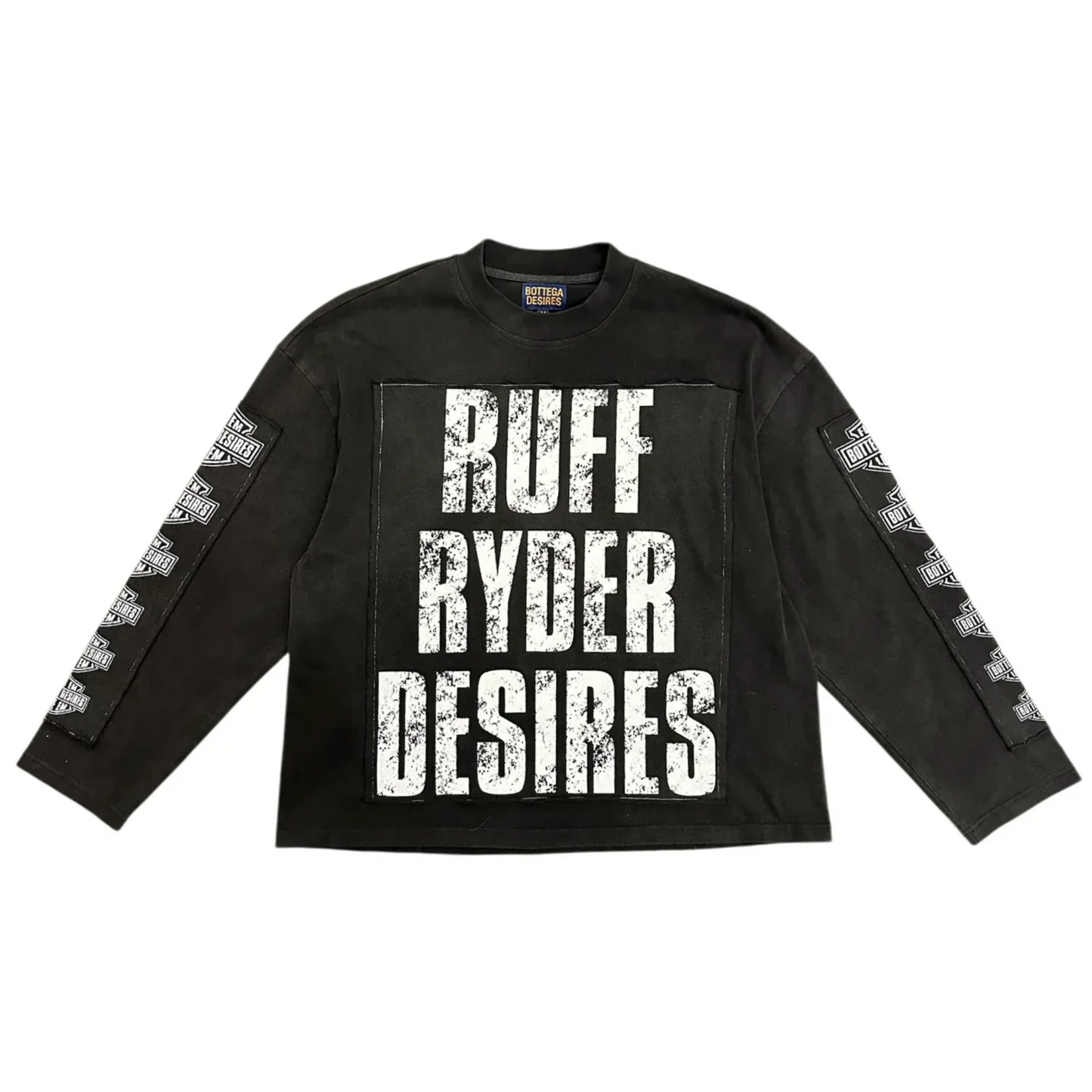 Bottega Desires Ruff Ryder Long Sleeve Tee Black
