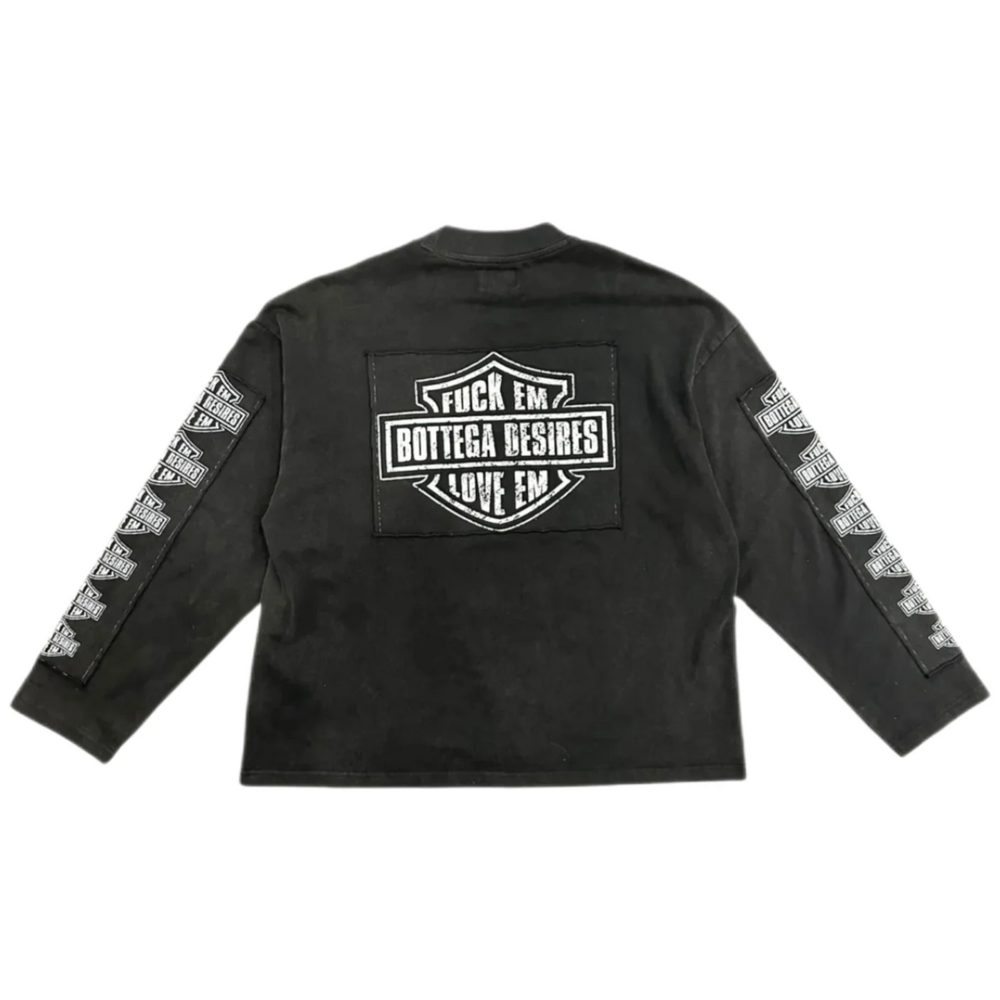 Bottega Desires Ruff Ryder Long Sleeve Tee Black