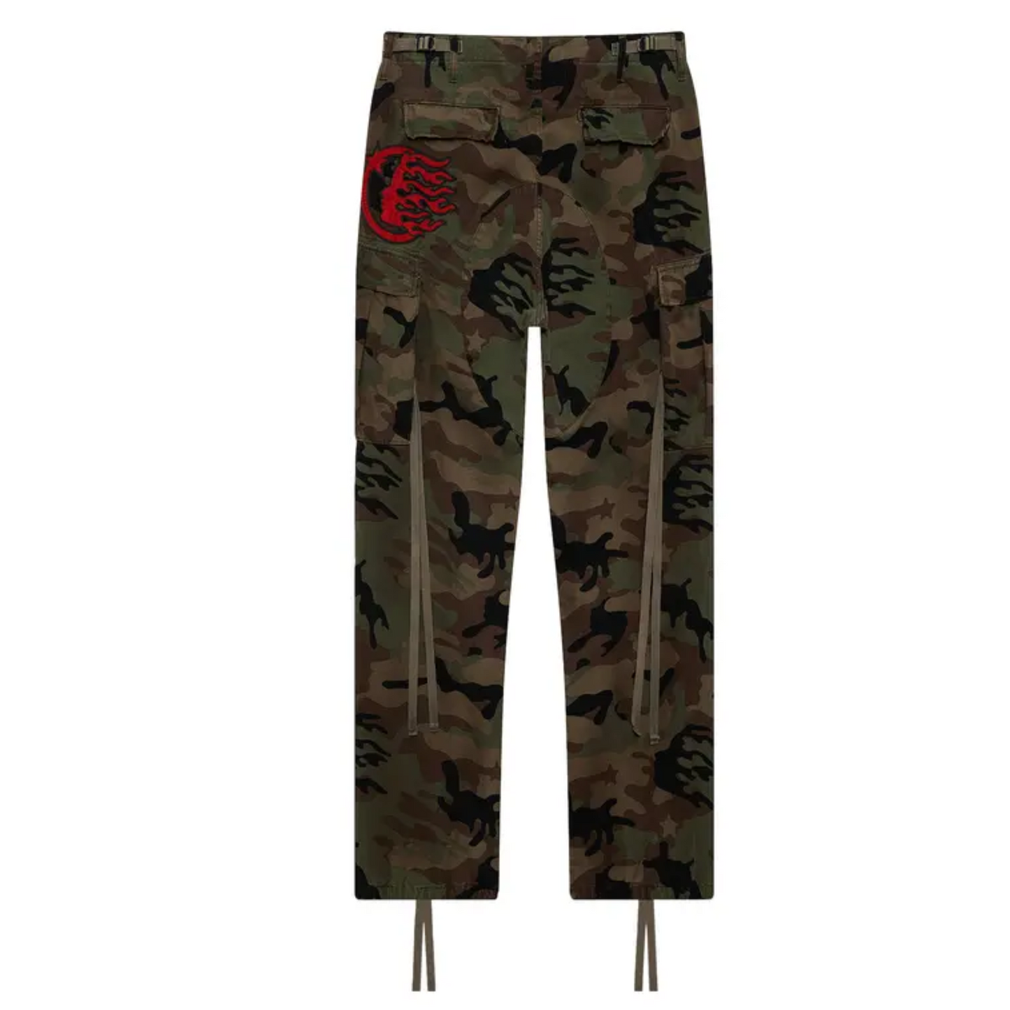 Hellstar Distressed Cargo Pants Camo