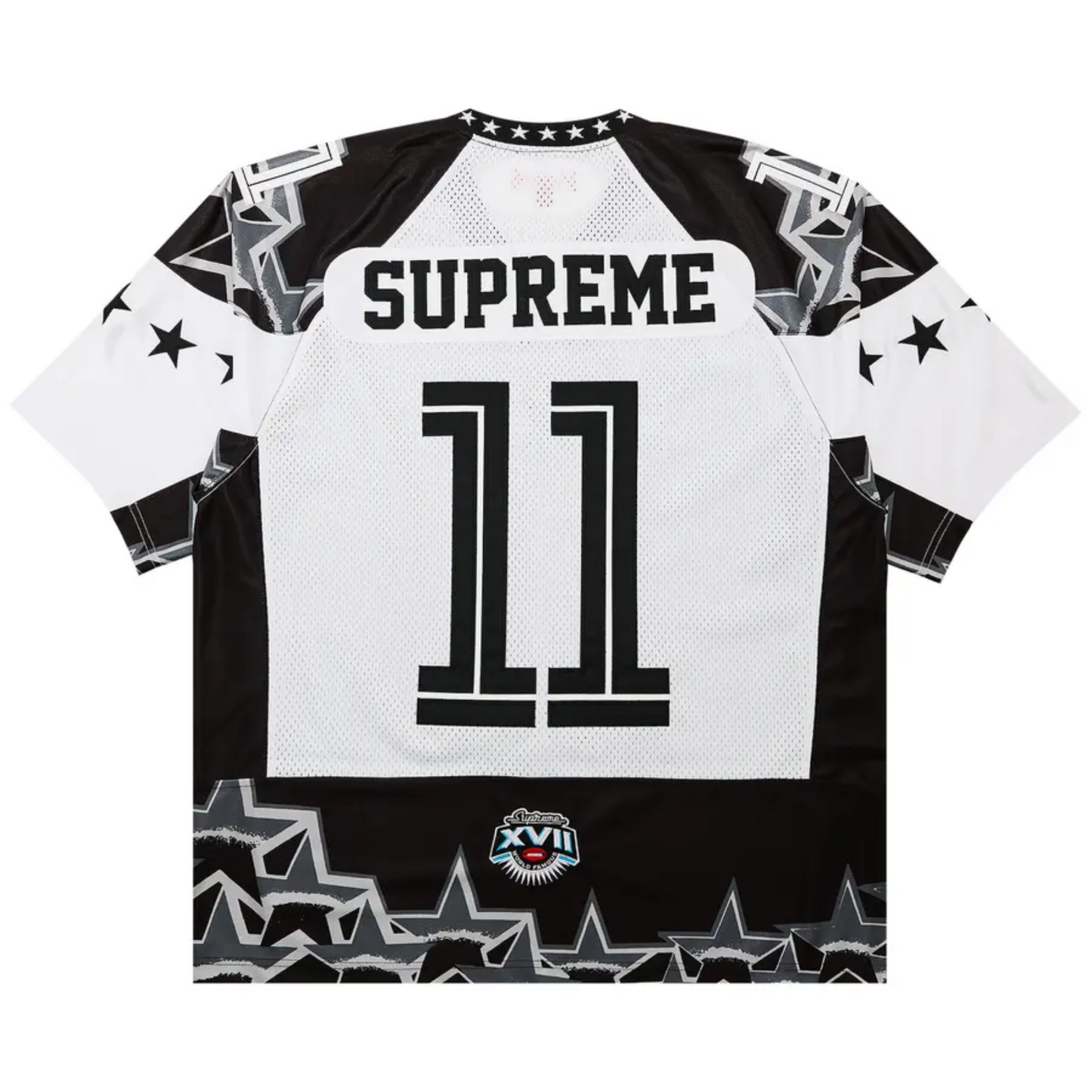 Supreme Stars Football Jersey Black