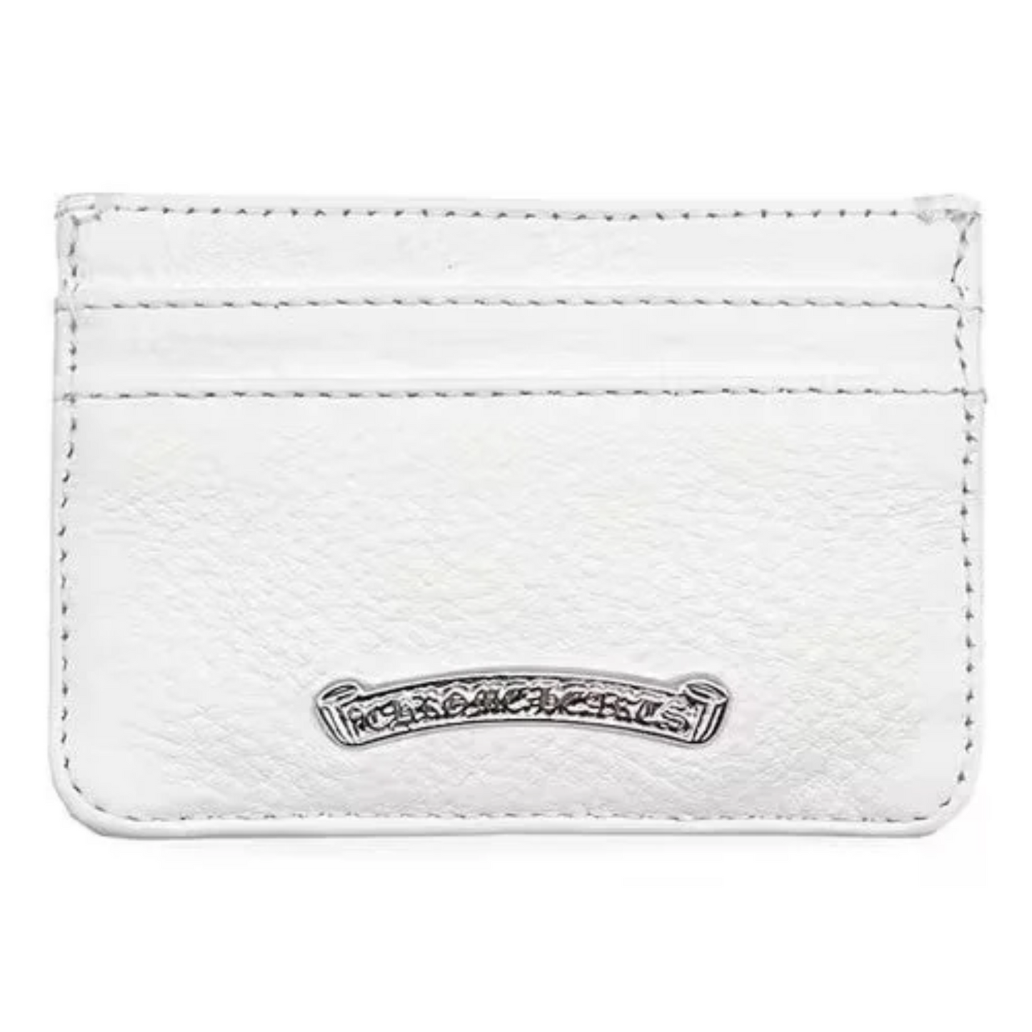 Chrome Hearts White Vine Heart Card Holder