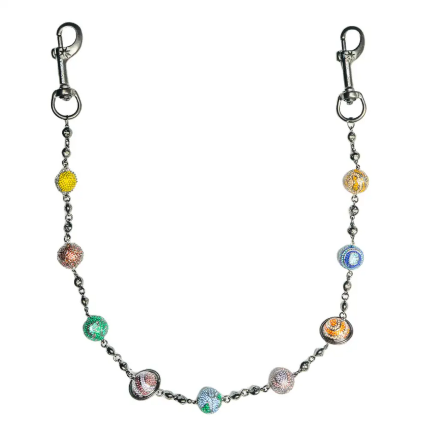 Starchain World Large Planet Wallet Chain Multi-Color